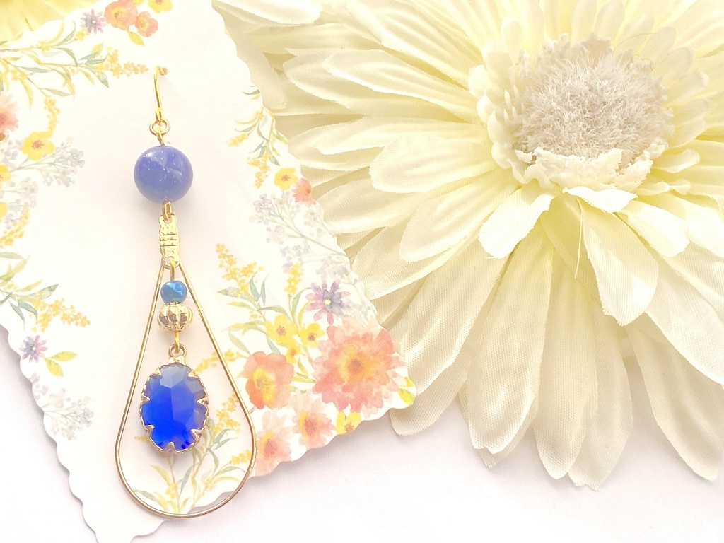 原神 神の瞳モチーフ片耳ピアスorイヤリング "あなたが手にする神の瞳は…"