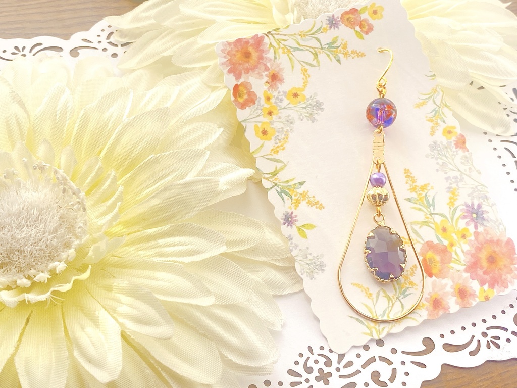 原神 神の瞳モチーフ片耳ピアスorイヤリング "あなたが手にする神の瞳は…"