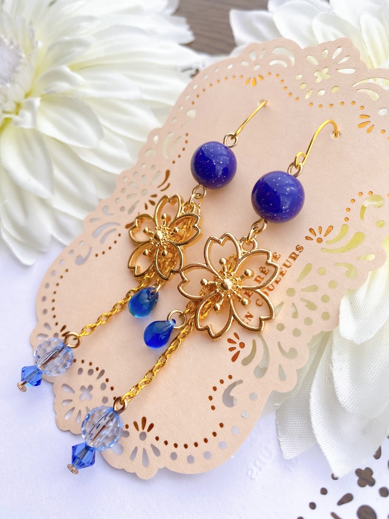 原神 神里綾人&神里綾華 モチーフピアスorイヤリング 神の叡智8通販