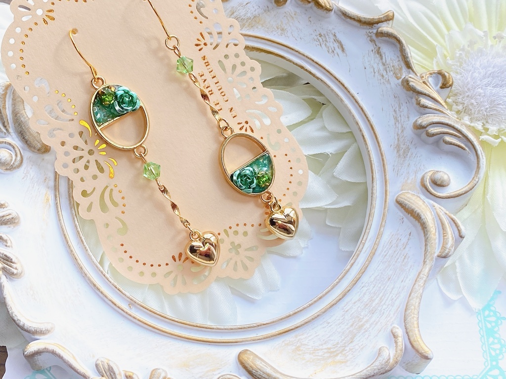 原神 スメール 草神ナヒーダ&放浪者スカラマシュ モチーフピアスorイヤリング