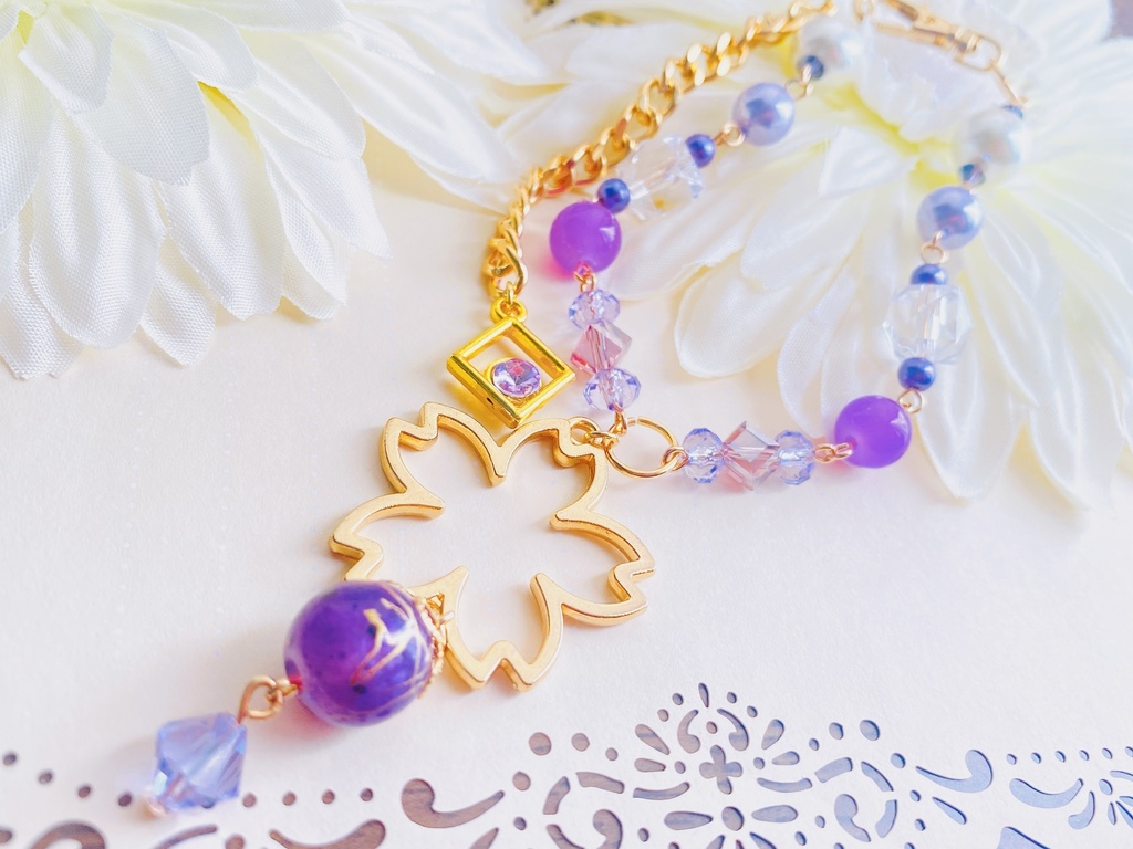 原神 雷電将軍(影)モチーフ バックチャーム