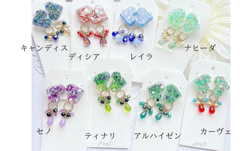 原神 スメール キャラモチーフ レジンピアスorイヤリング