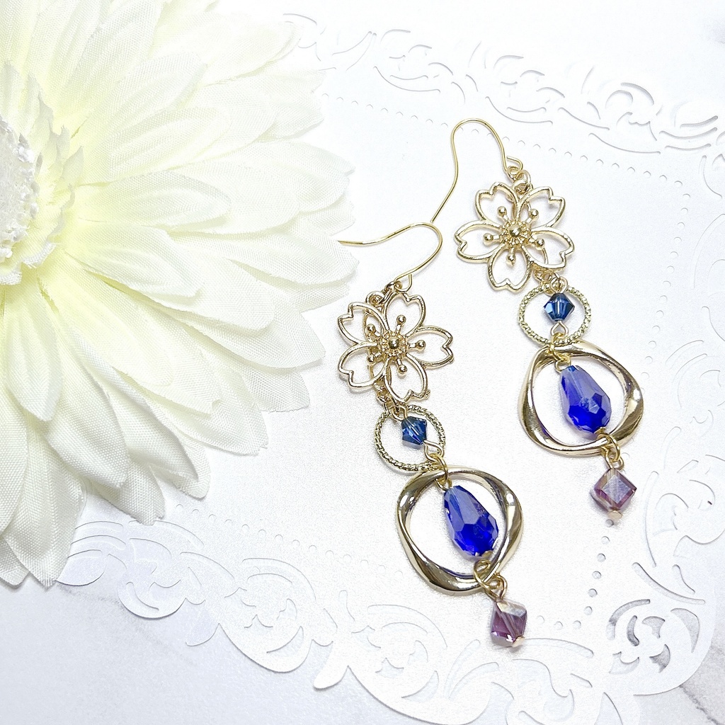 原神 神里綾人 モチーフピアスorイヤリング