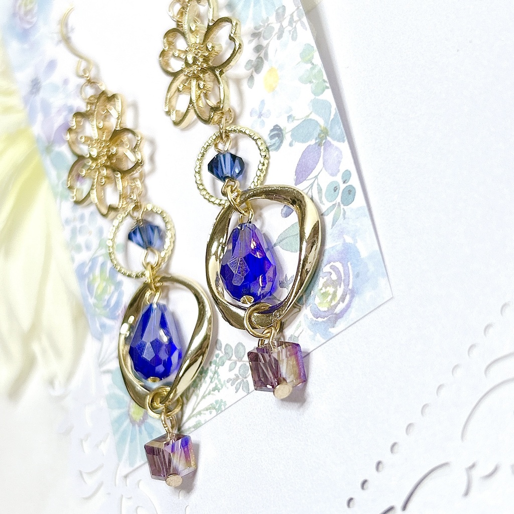 原神 神里綾人 モチーフピアスorイヤリング