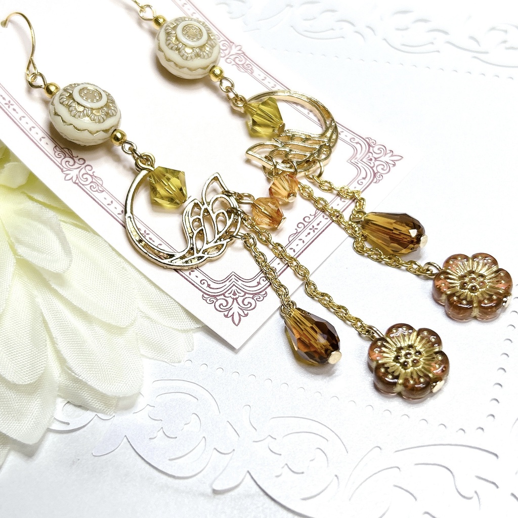 原神 鍾離 モチーフピアスorイヤリング