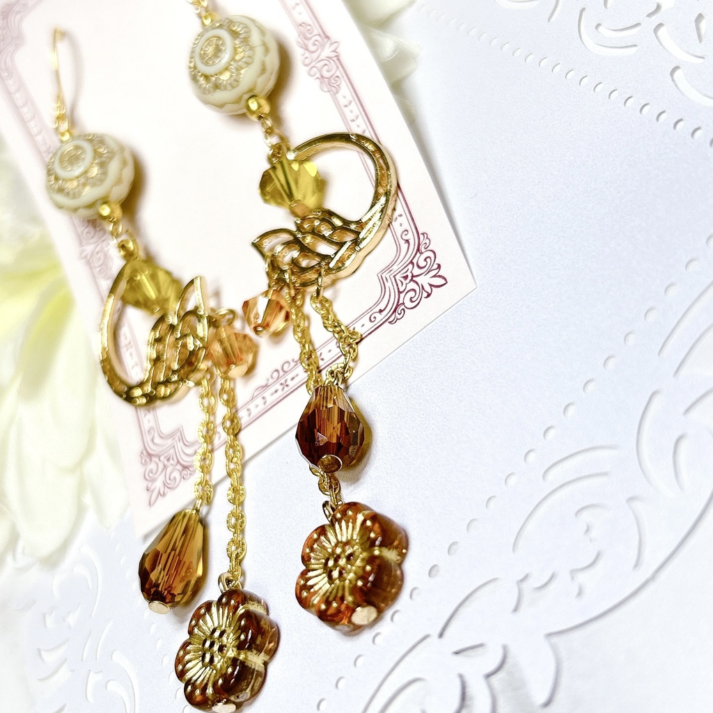 原神 鍾離 モチーフピアスorイヤリング