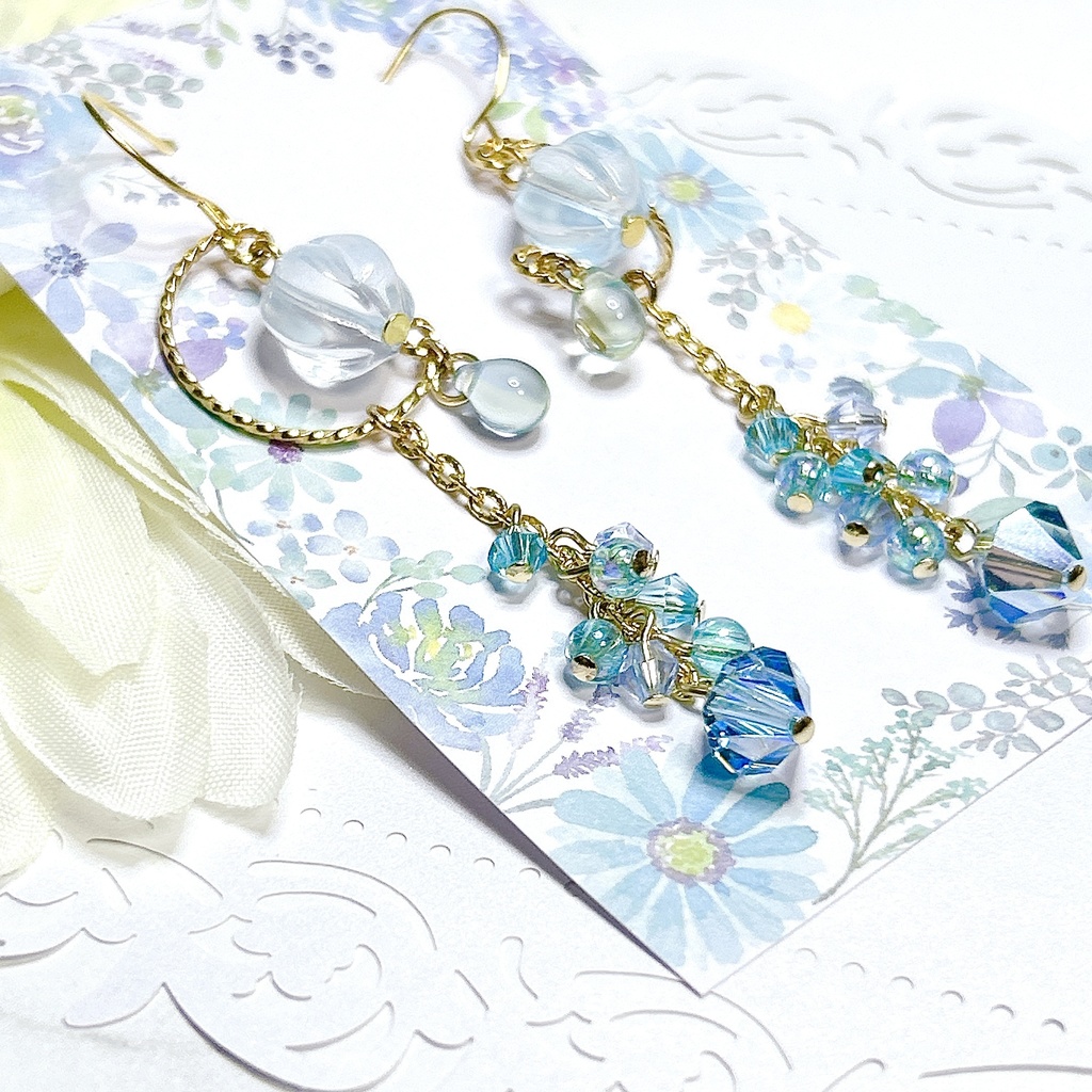 原神 甘雨 モチーフピアスorイヤリング