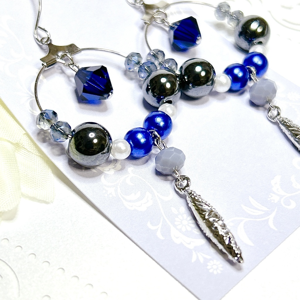 原神 夜蘭 モチーフピアスorイヤリング