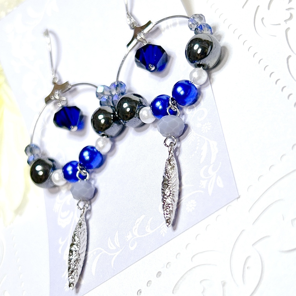 原神 夜蘭 モチーフピアスorイヤリング