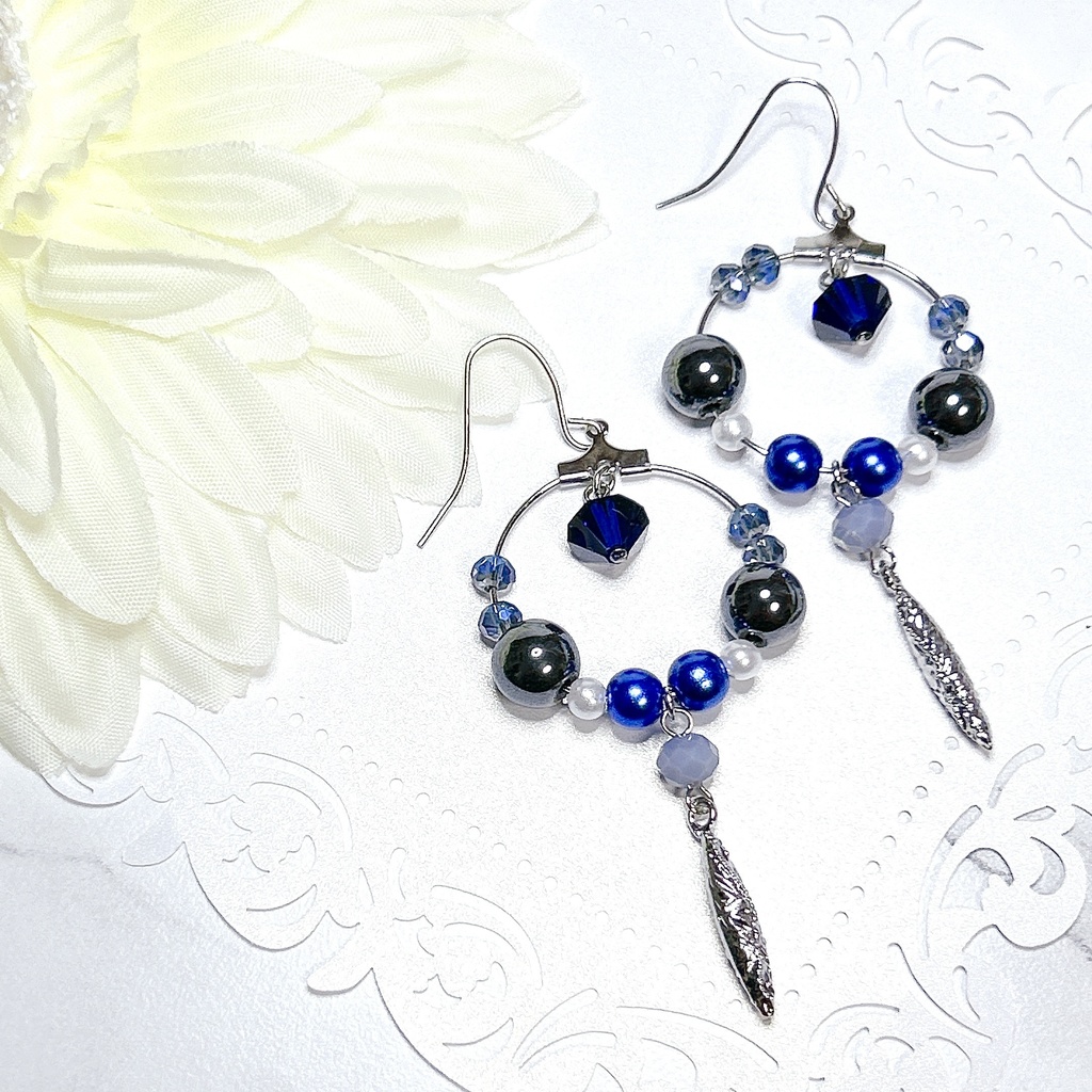 原神 夜蘭 モチーフピアスorイヤリング