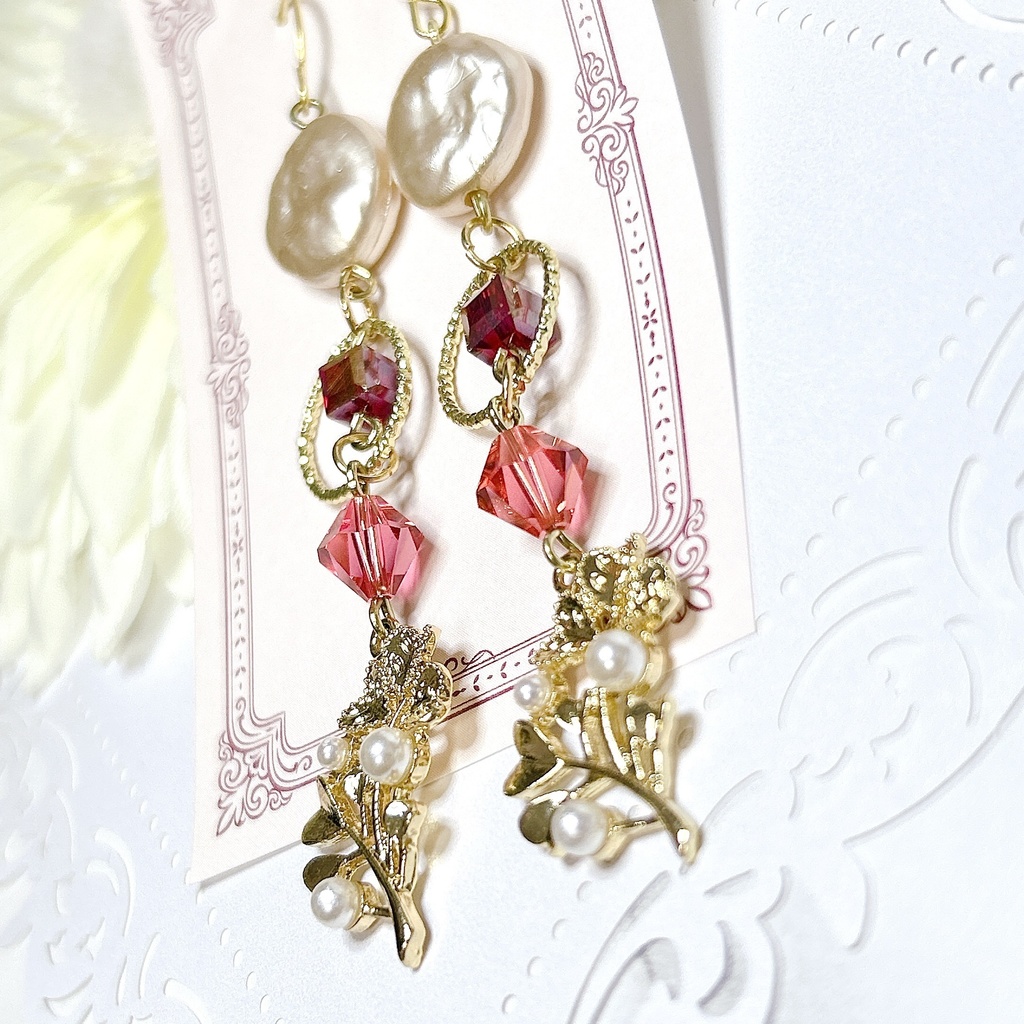 原神 煙緋 モチーフピアスorイヤリング