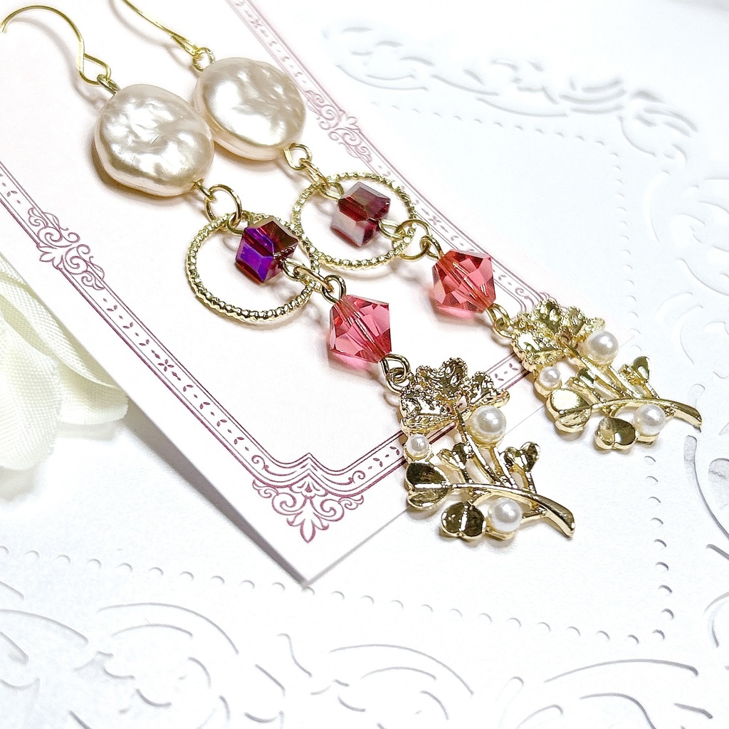 原神 煙緋 モチーフピアスorイヤリング