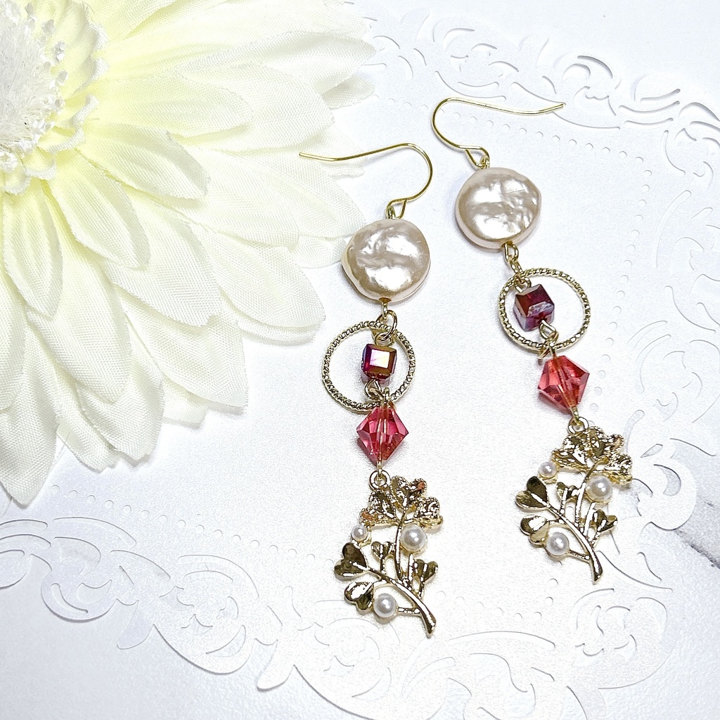 原神 煙緋 モチーフピアスorイヤリング