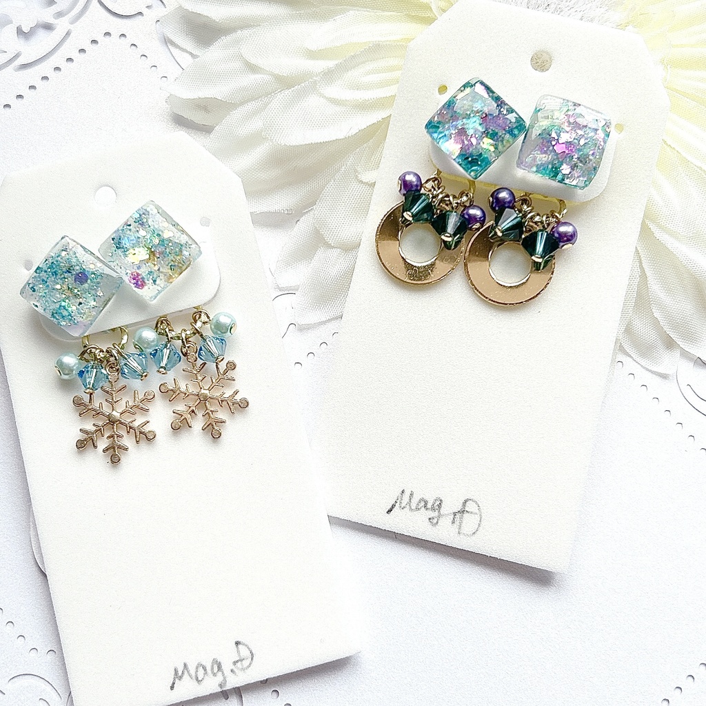 原神 璃月 キャラモチーフ レジンピアスorイヤリング