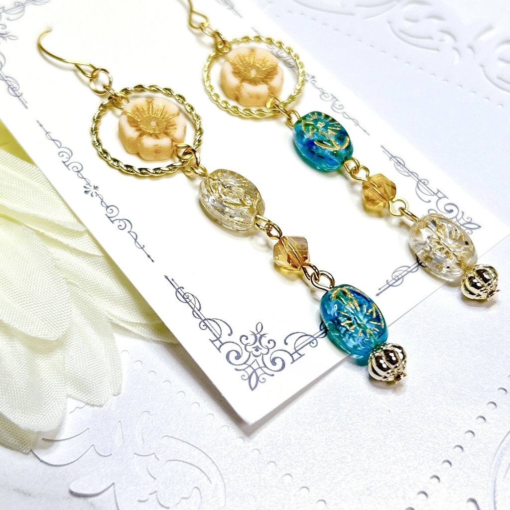 原神 アルベド モチーフピアスorイヤリング