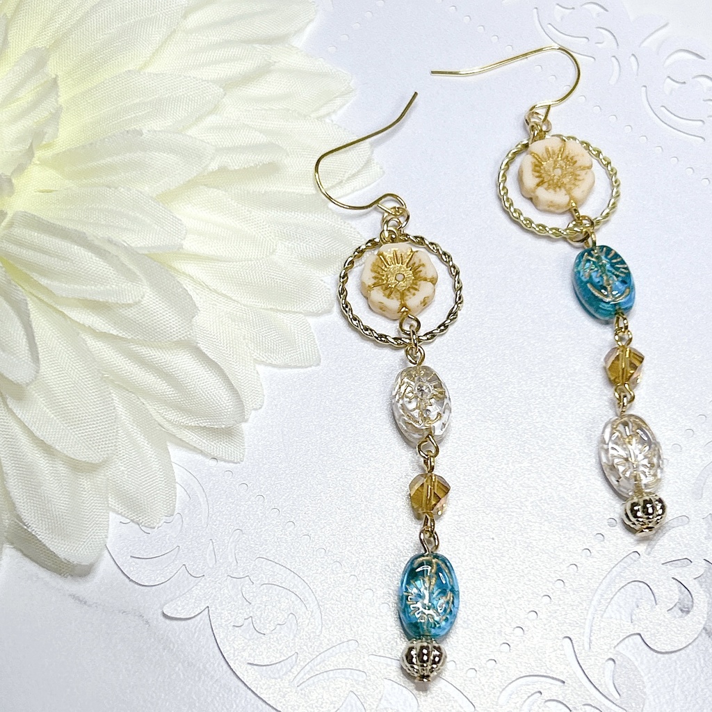 原神 アルベド モチーフピアスorイヤリング