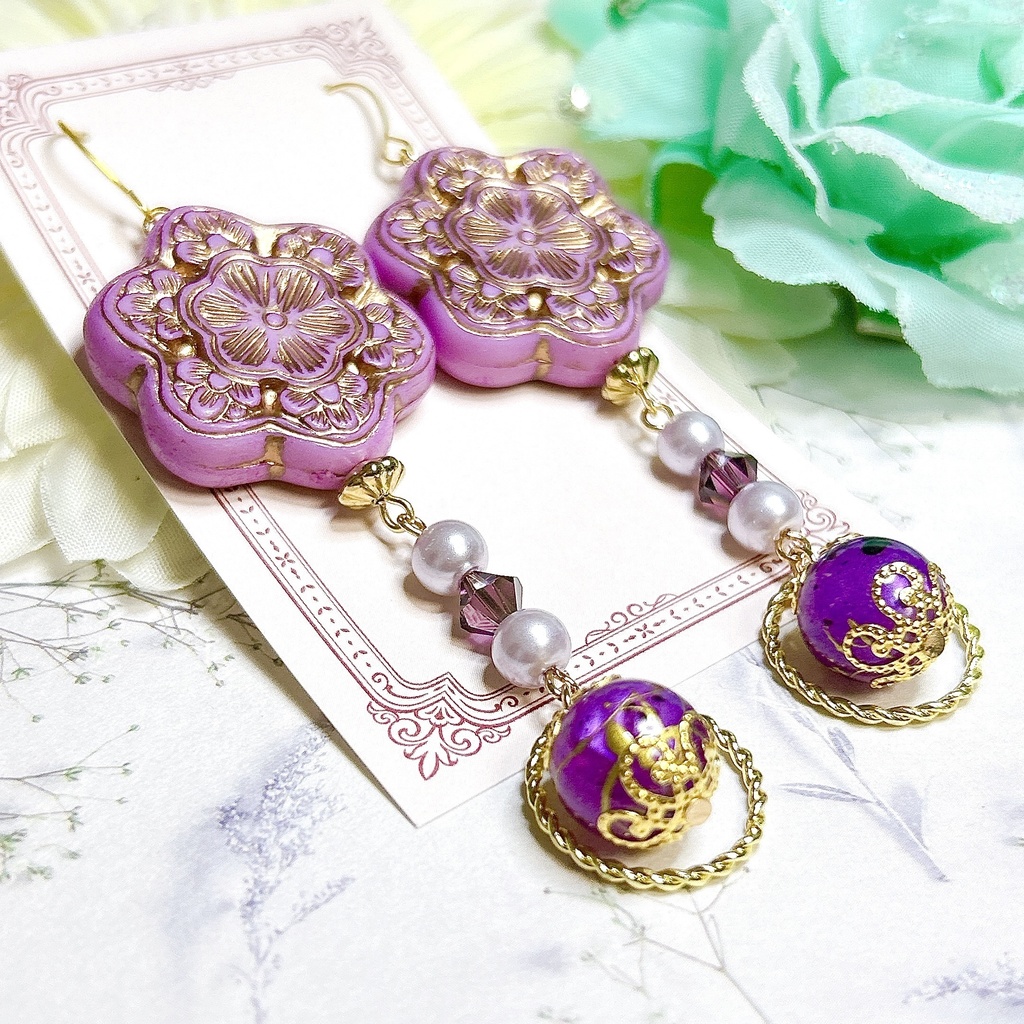 原神 雷電影 モチーフピアスorイヤリング 神ノ叡智12頒布物