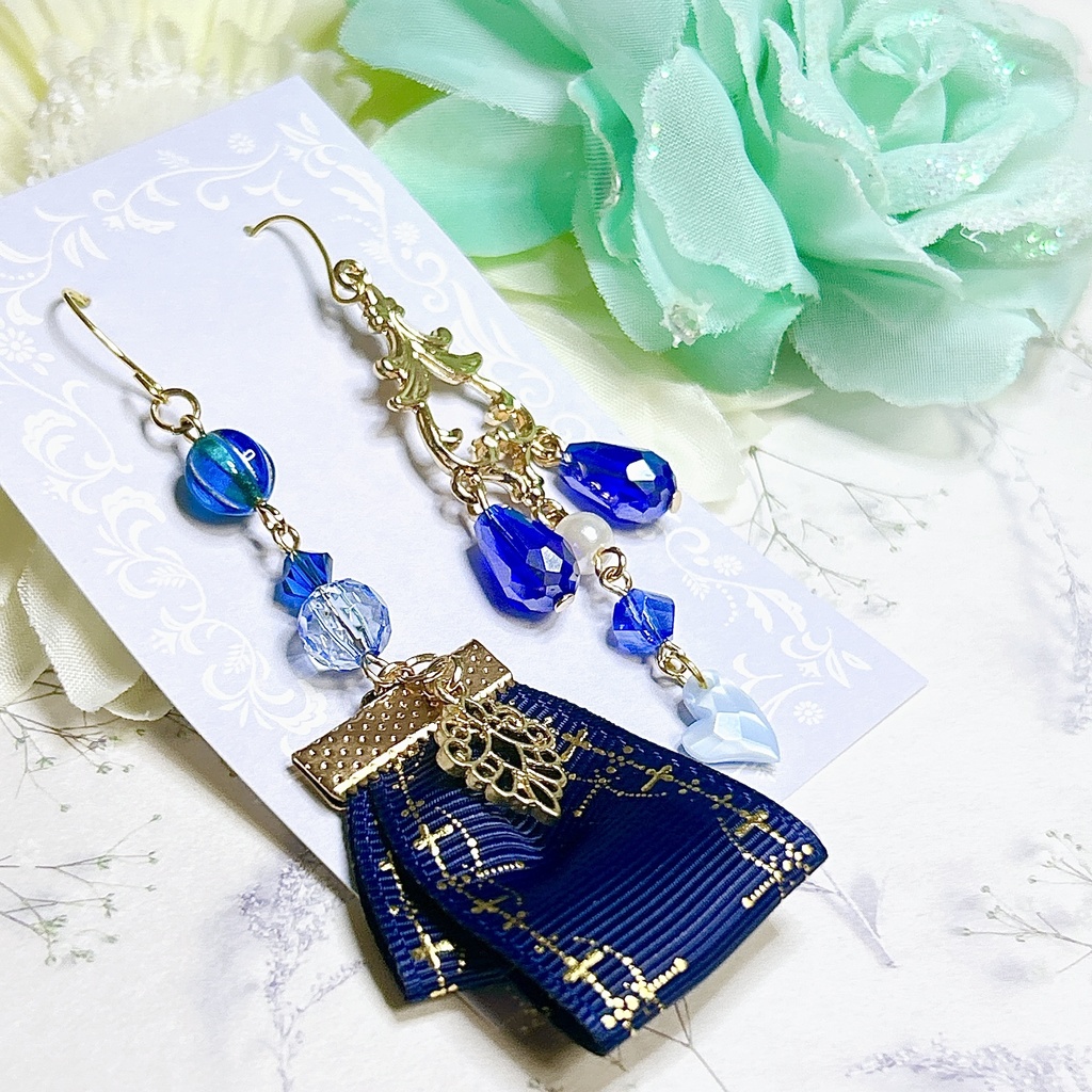 原神 水神フリーナ モチーフピアスorイヤリング 神ノ叡智12頒布物