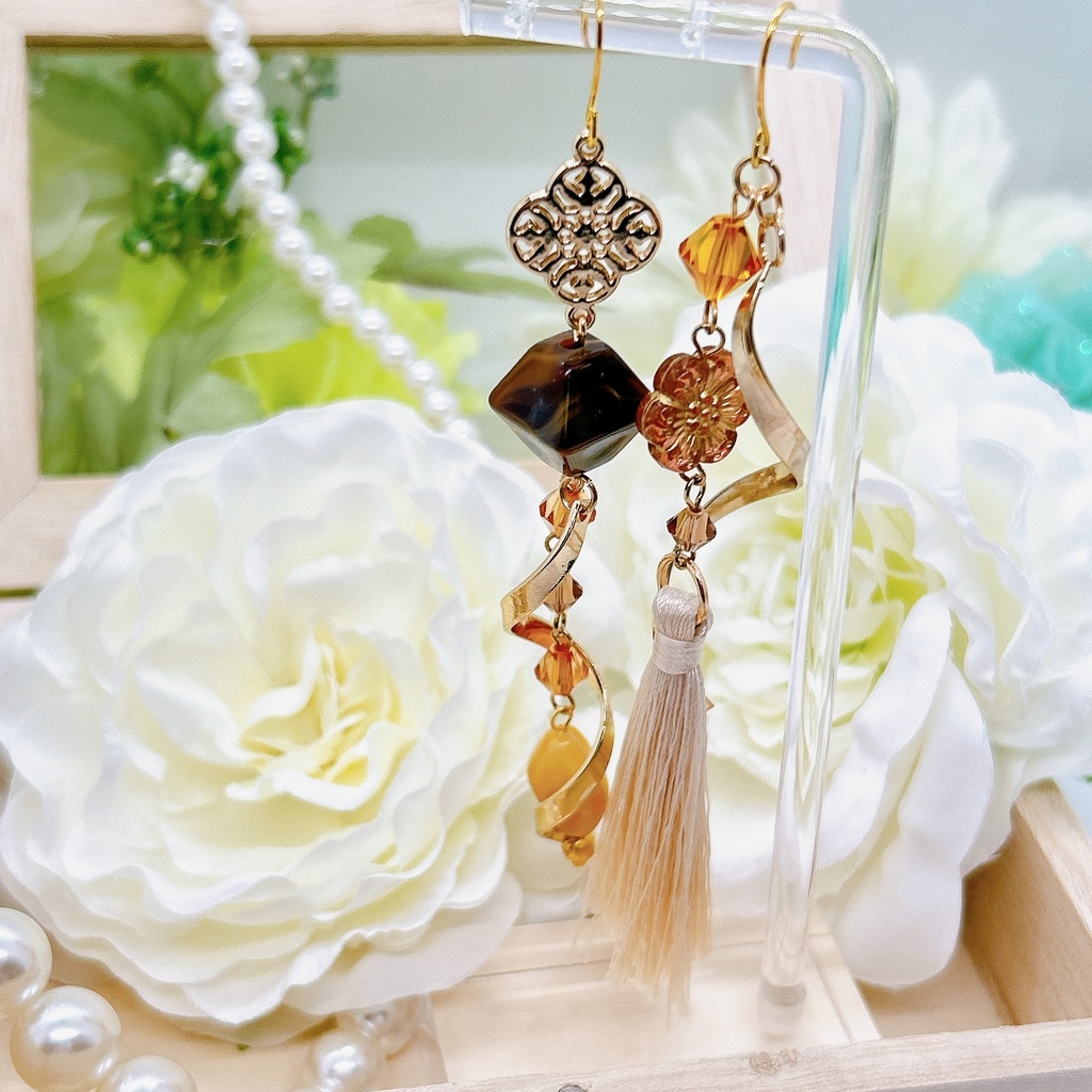 原神 鍾離 モチーフピアス(イヤリング) 超神ノ叡智2024頒布品