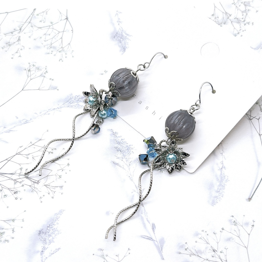 原神 申鶴モチーフピアス(イヤリング)超神ノ叡智2024頒布品