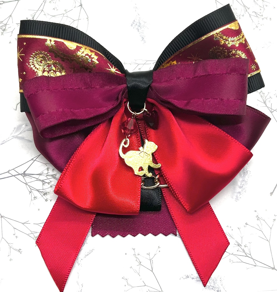 原神 リボンヘアバレッタ&バックチェーン フォンテーヌ 超神ノ叡智2024頒布品