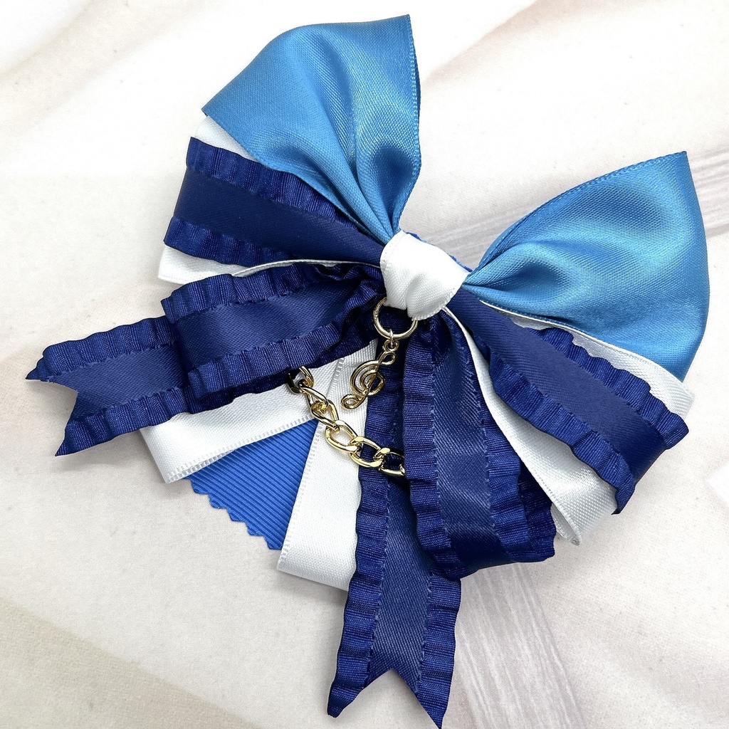 原神 リボンバレッタ&バックチェーン モンド 神ノ叡智19頒布品