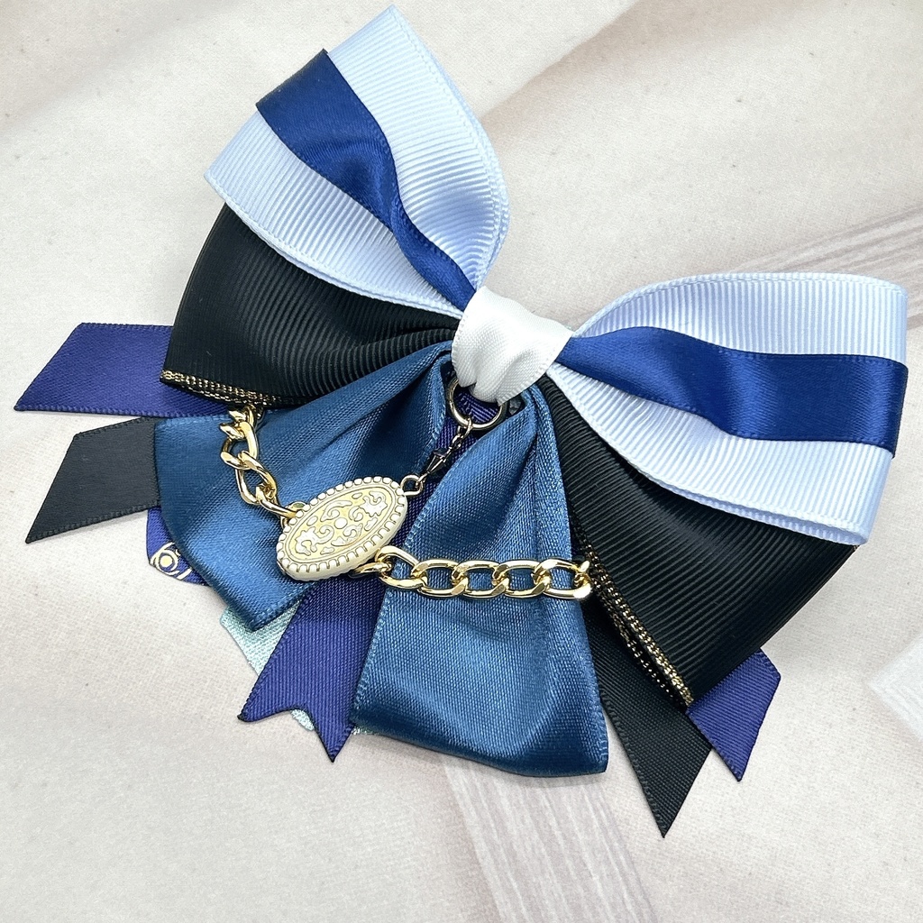 原神 リボンバレッタ&バックチェーン モンド 神ノ叡智19頒布品