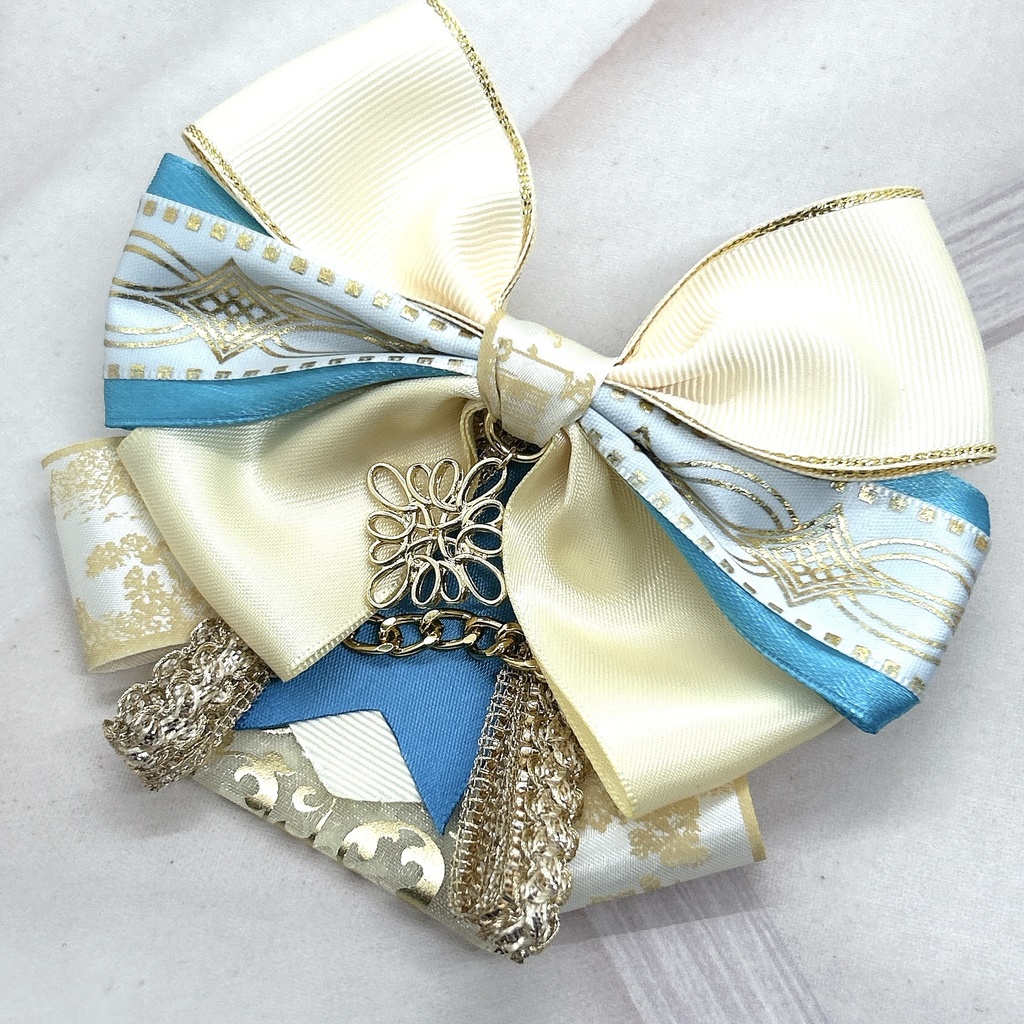 原神 リボンバレッタ&バックチェーン モンド 神ノ叡智19頒布品