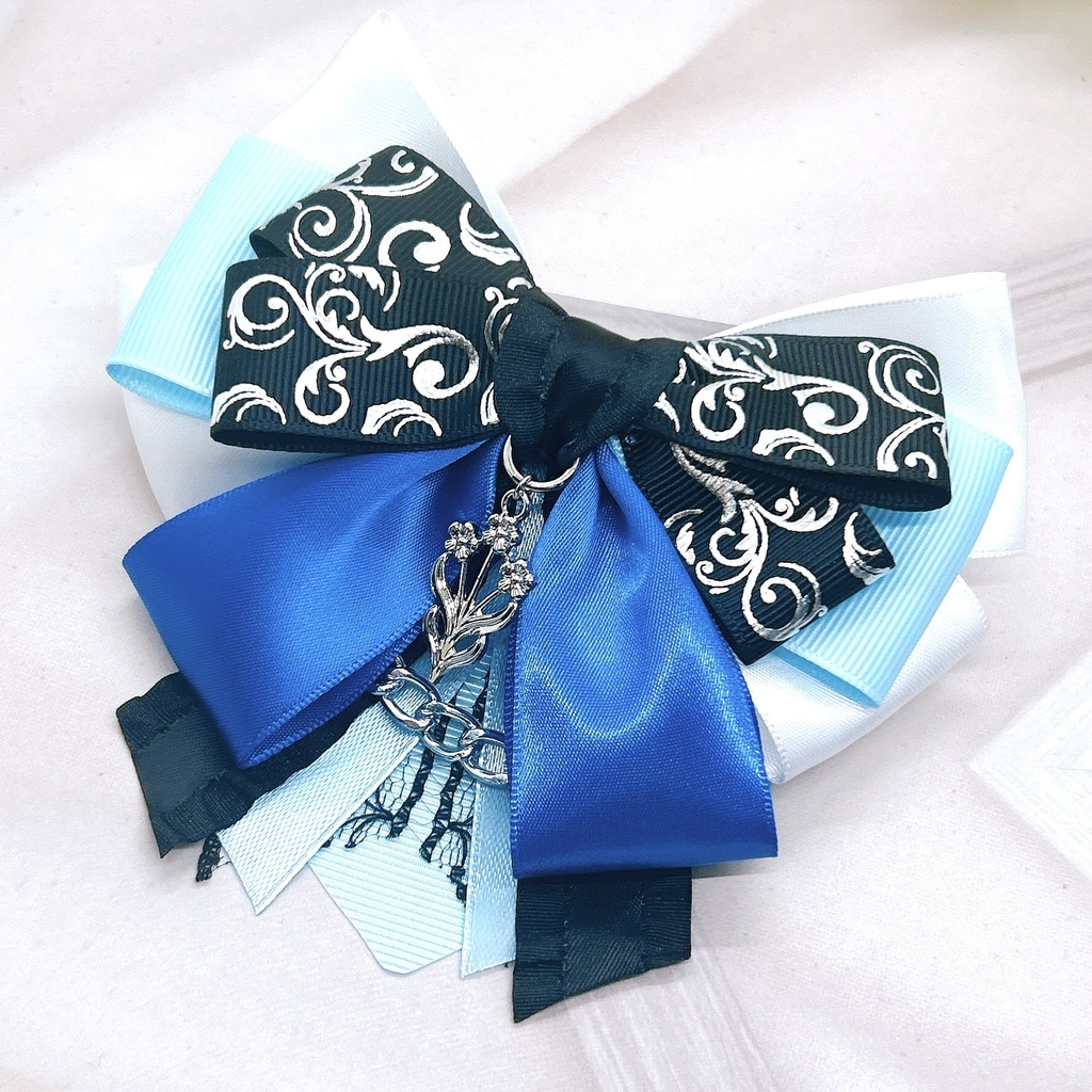 原神 リボンバレッタ&バックチェーン モンド 神ノ叡智19頒布品