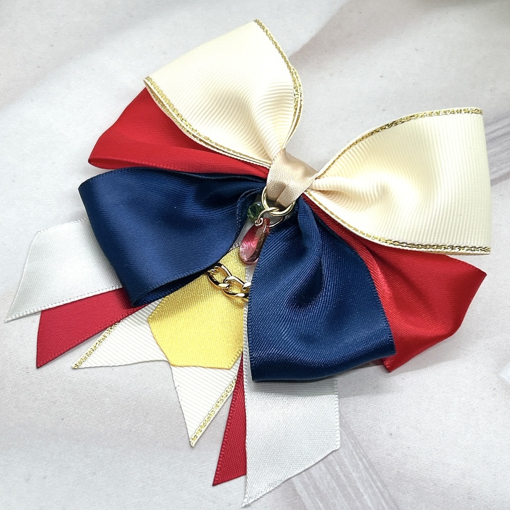 原神 リボンバレッタ&バックチェーン モンド 神ノ叡智19頒布品