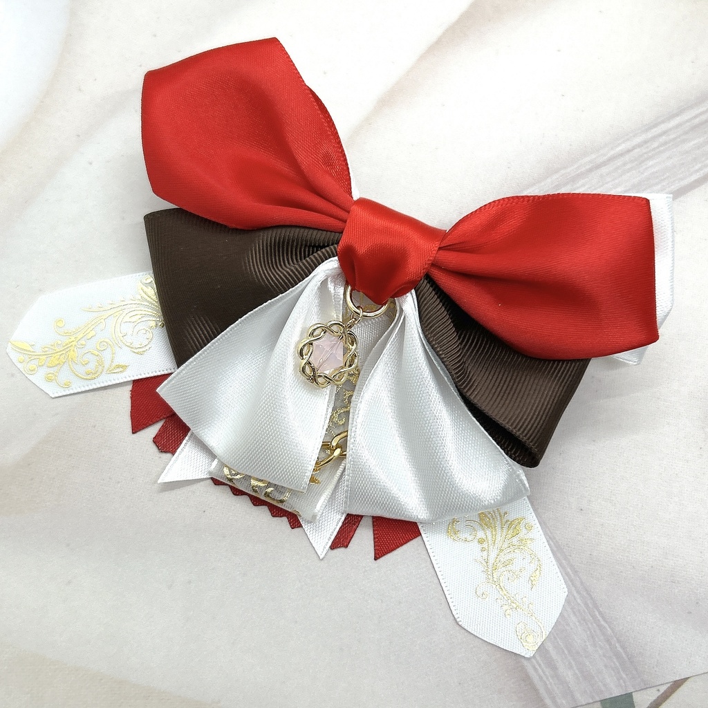 原神 リボンバレッタ&バックチェーン モンド 神ノ叡智19頒布品