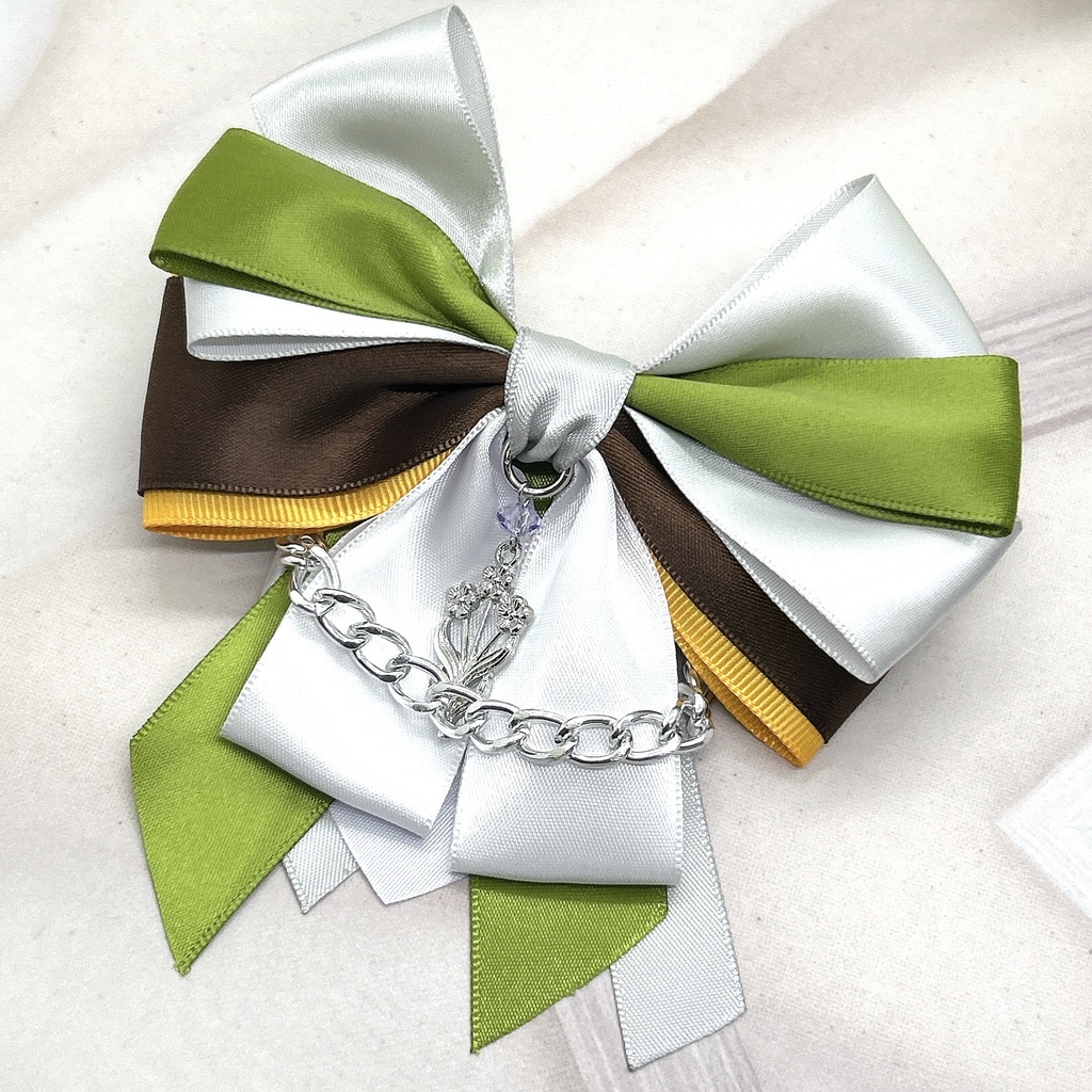 原神 リボンバレッタ&バックチェーン モンド 神ノ叡智19頒布品