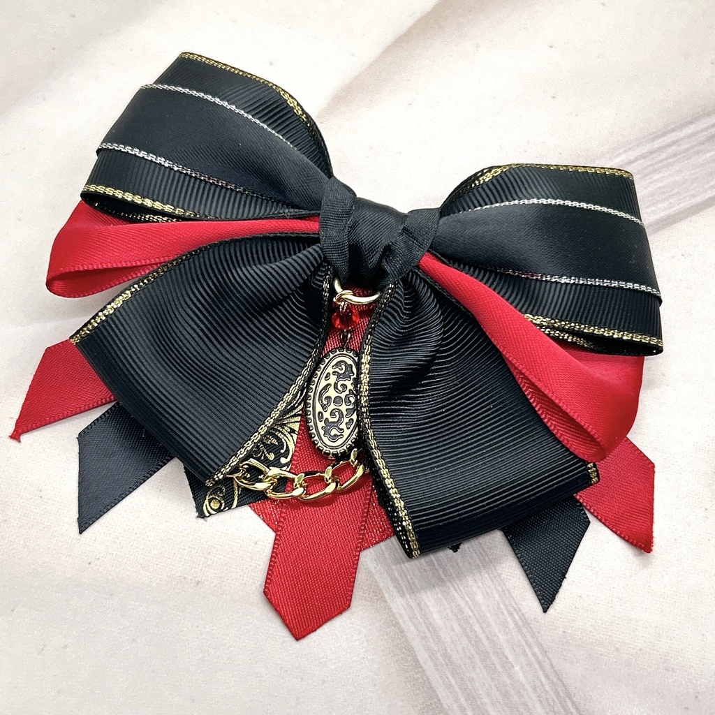 原神 リボンバレッタ&バックチェーン モンド 神ノ叡智19頒布品