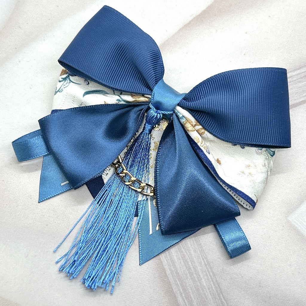 原神 リボンバレッタ&バックチェーン 璃月 神ノ叡智19頒布品