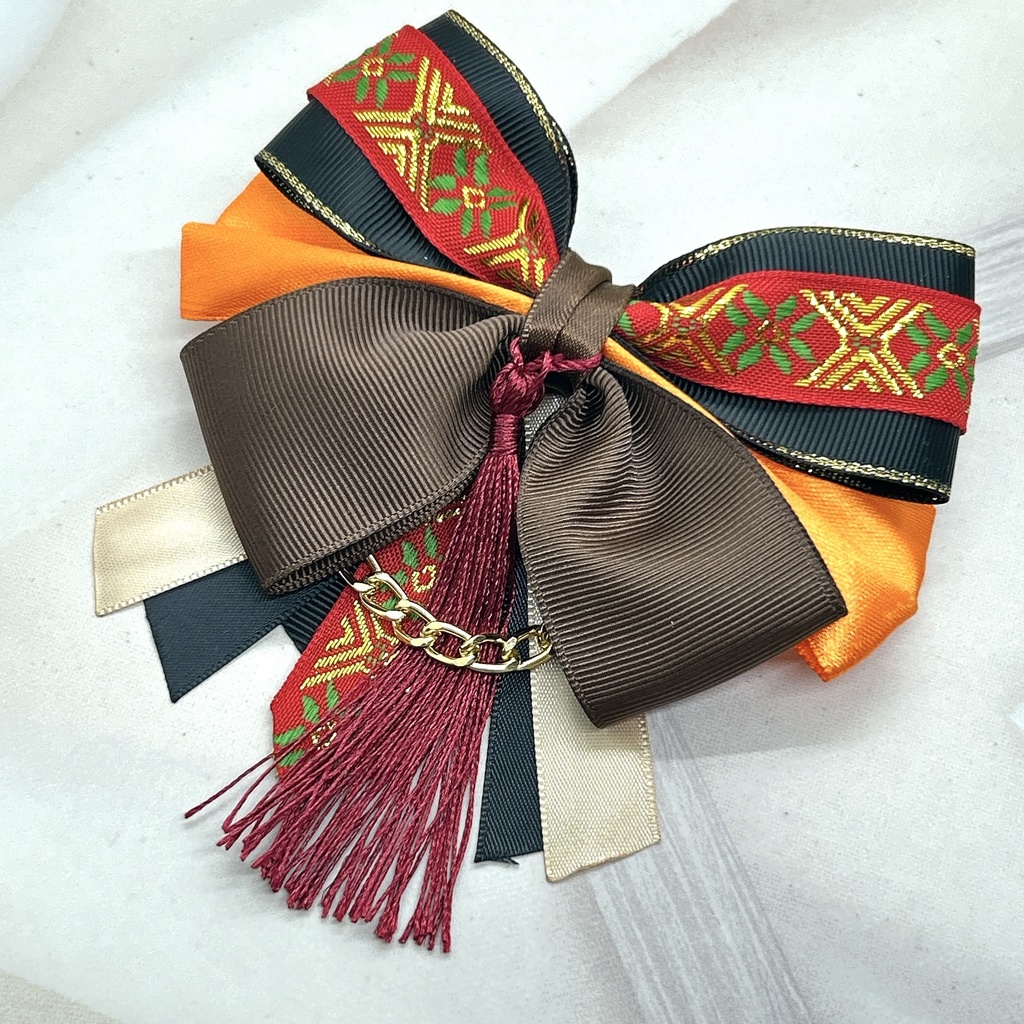 原神 リボンバレッタ&バックチェーン 璃月 神ノ叡智19頒布品