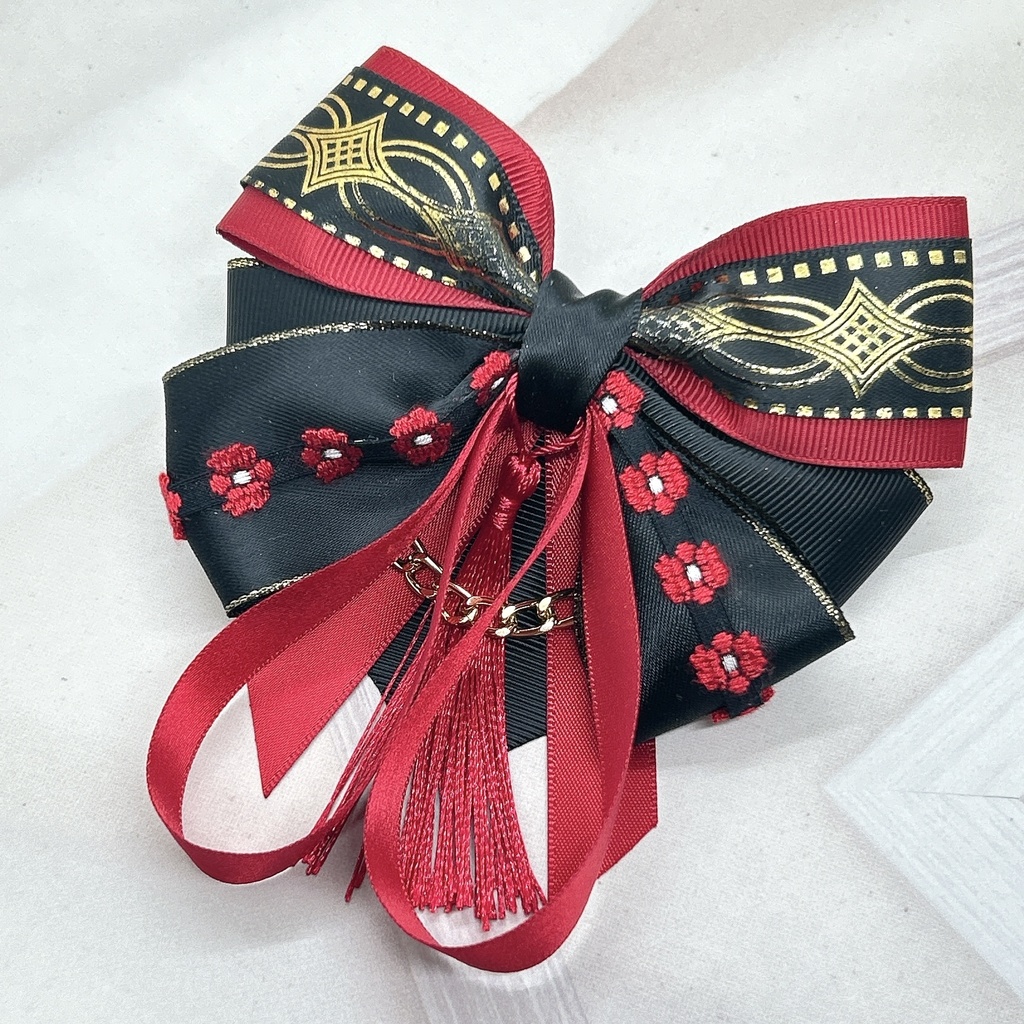 原神 リボンバレッタ&バックチェーン 璃月 神ノ叡智19頒布品