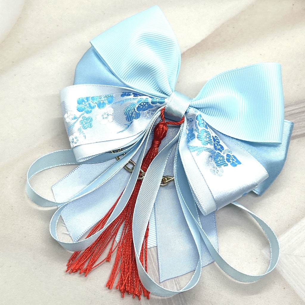 原神 リボンバレッタ&バックチェーン 璃月 神ノ叡智19頒布品