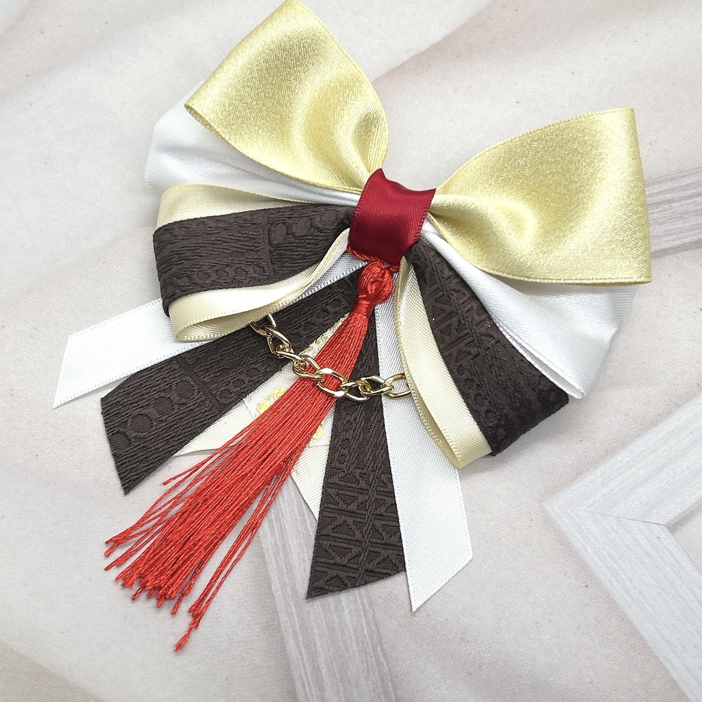 原神 リボンバレッタ&バックチェーン 璃月 神ノ叡智19頒布品