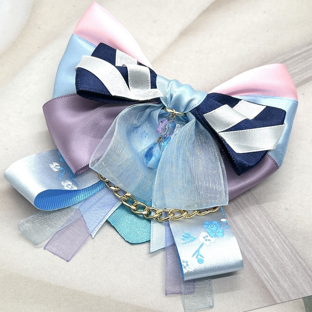 原神 リボンバレッタ&バックチェーン 稲妻 神ノ叡智19頒布品