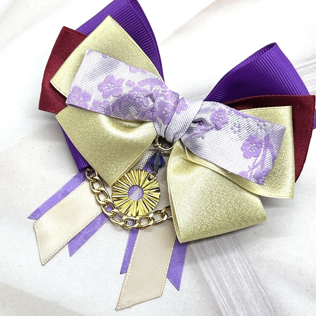 原神 リボンバレッタ&バックチェーン 稲妻 神ノ叡智19頒布品