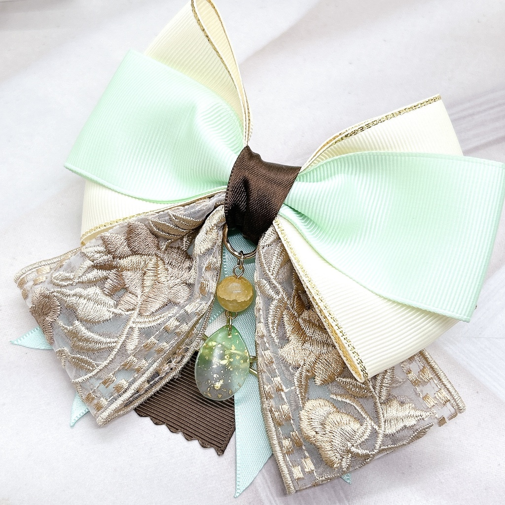 原神 リボンバレッタ&バックチェーン 稲妻 神ノ叡智19頒布品