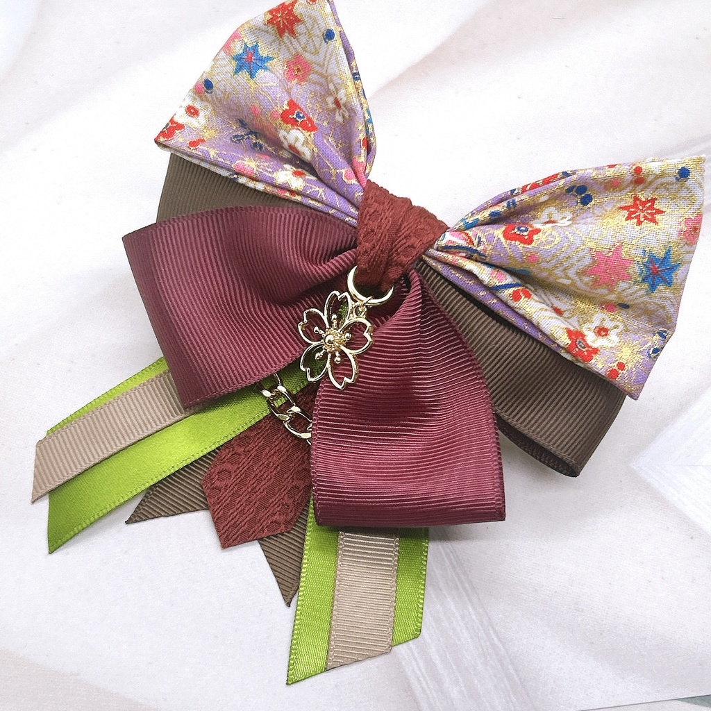 原神 リボンバレッタ&バックチェーン 稲妻 神ノ叡智19頒布品