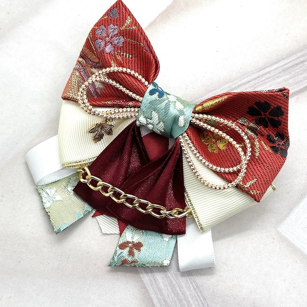 原神 リボンバレッタ&バックチェーン 稲妻 神ノ叡智19頒布品