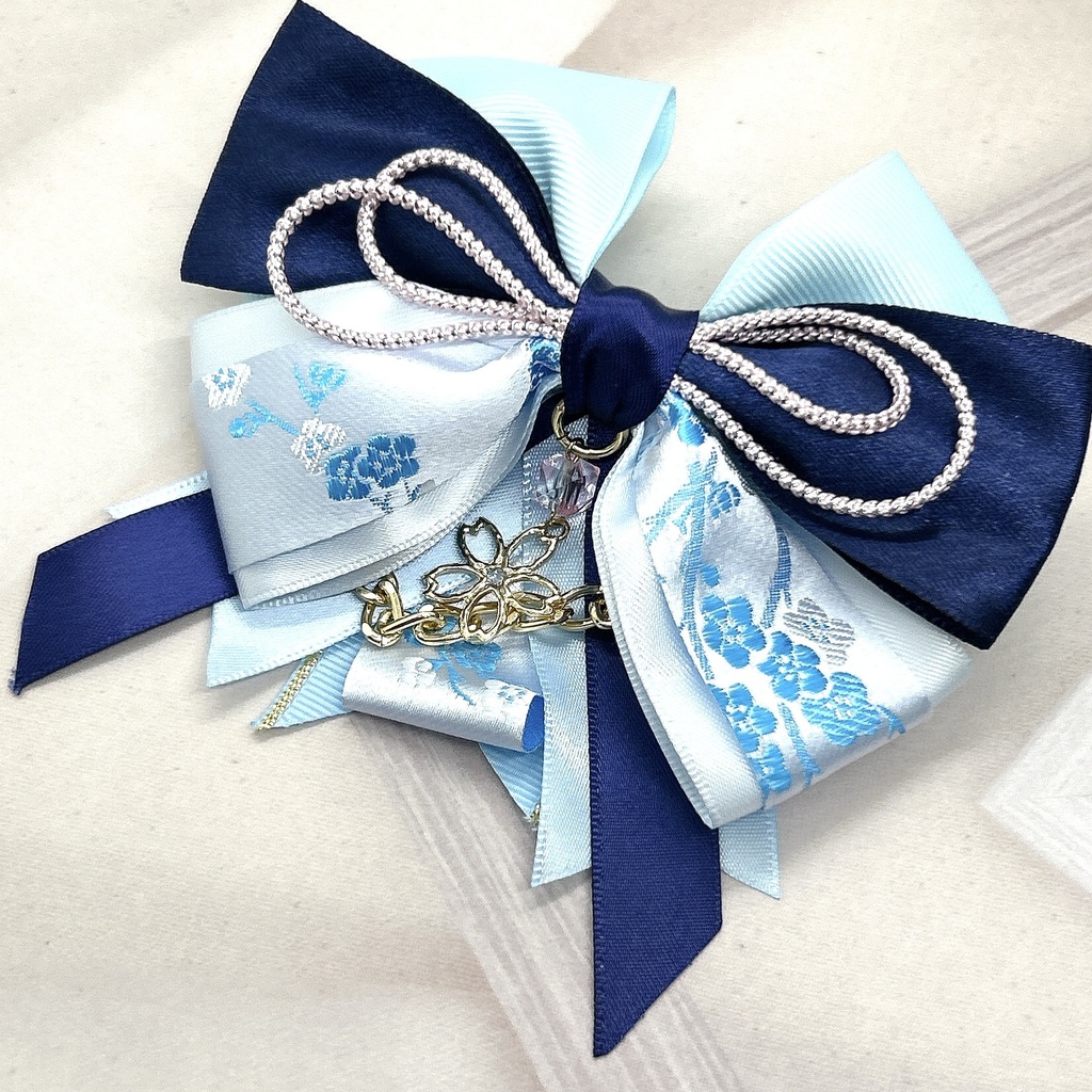 原神 リボンバレッタ&バックチェーン 稲妻 神ノ叡智19頒布品