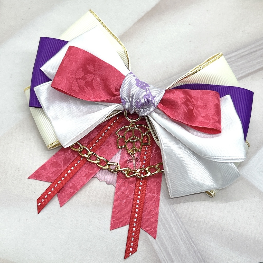 原神 リボンバレッタ&バックチェーン 稲妻 神ノ叡智19頒布品