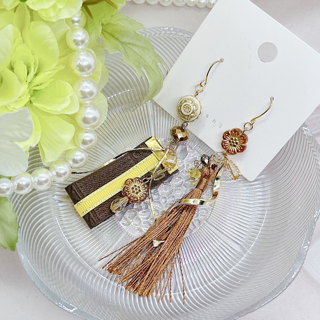 原神 鍾離 モチーフピアスorイヤリング 神ノ叡智19頒布品