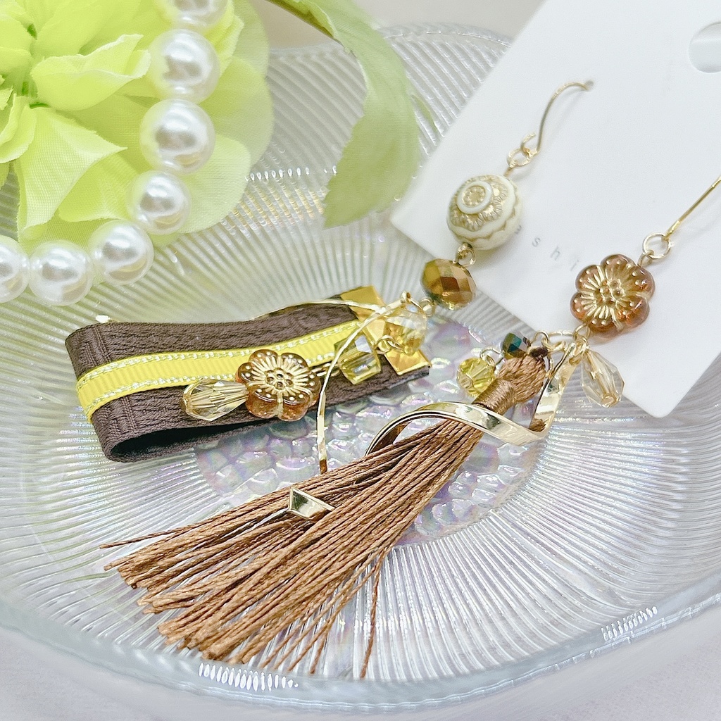 原神 鍾離 モチーフピアスorイヤリング 神ノ叡智19頒布品