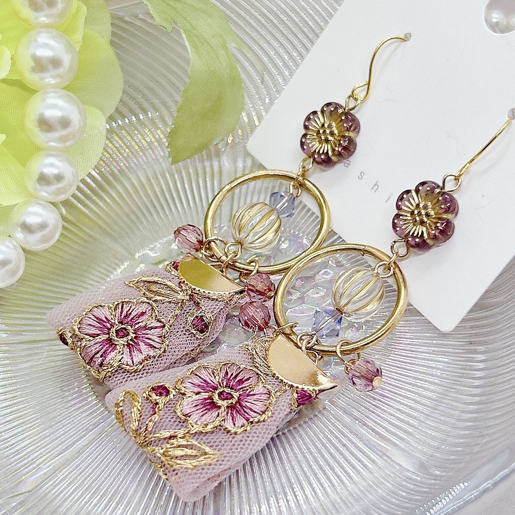 原神 雷電影 モチーフピアスorイヤリング 神ノ叡智19頒布品