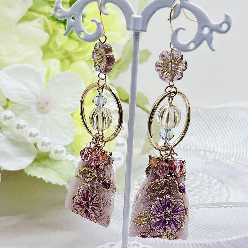 原神 雷電影 モチーフピアスorイヤリング 神ノ叡智19頒布品