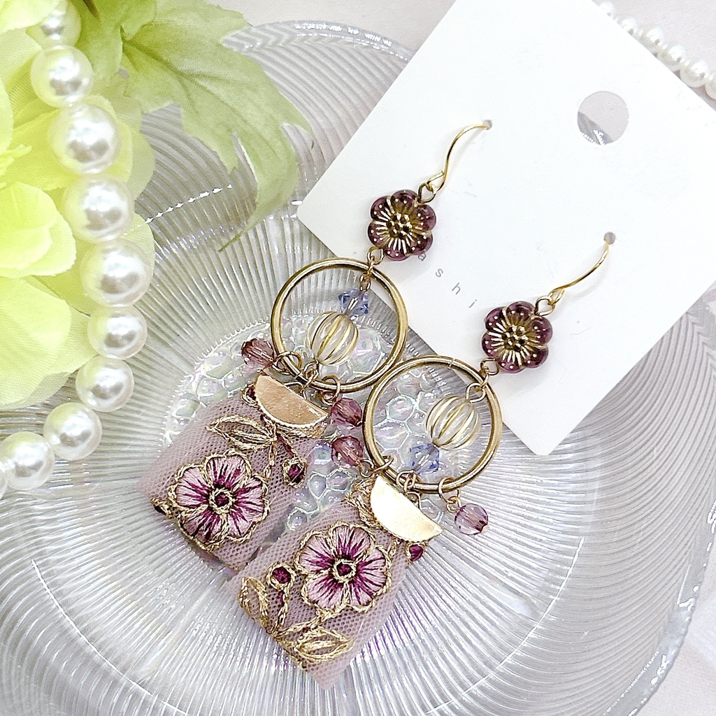 原神 雷電影 モチーフピアスorイヤリング 神ノ叡智19頒布品